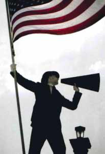 Political or Prophetic - Man with Megaphone