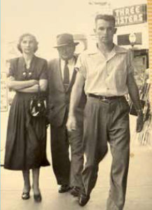 Charles Simpson with parents